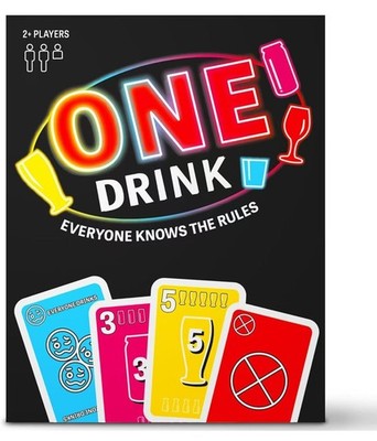 One Drink Drinking Game Card Game for Parties Fun and Easy Card Game
