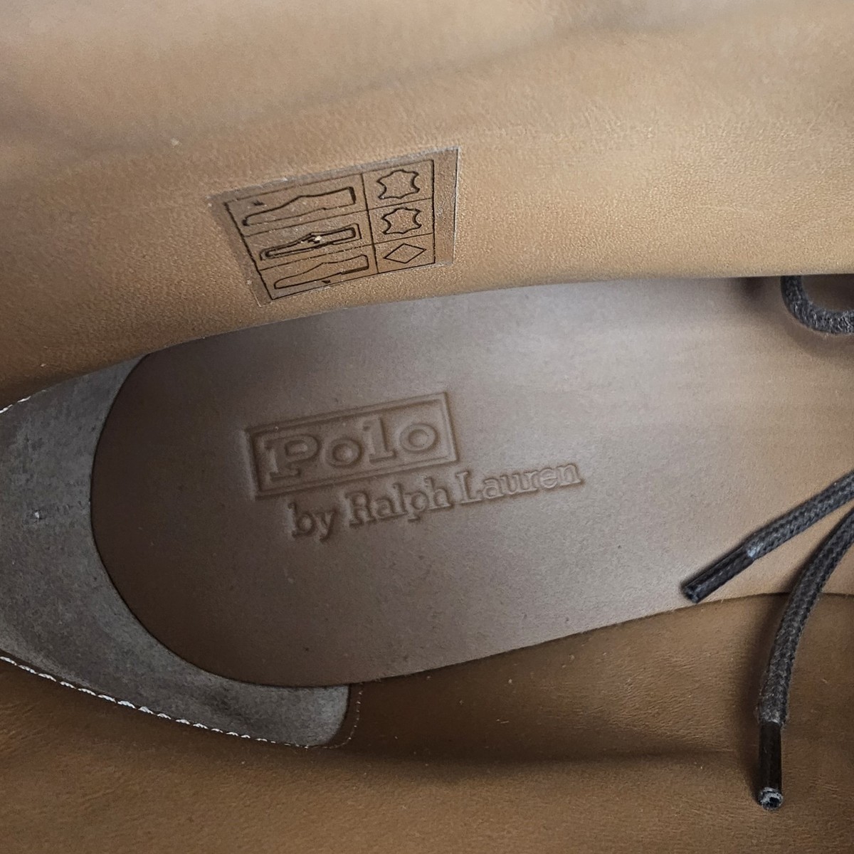 Polo Ralph‎ Lauren MI Lug Lace Apron Boots Italian Suede Mens 12 Ankle H NWOB Polo Ralph Lauren Men main image 4