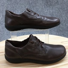 David Tate Oxford Womens 8.5 Brown Miranda Round Toe Laced Up Casual Leather