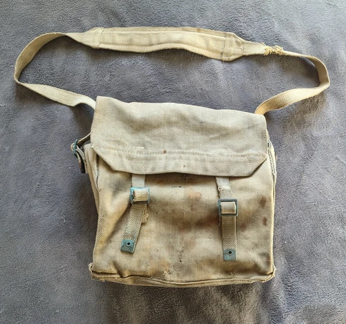 WW2 Dated 1942 British Army Military Pat Small Pack Bag 1937 Pattern Webbing