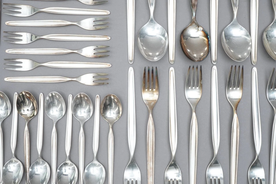 WMF Set Postate Modello Zürich 90er Edizione D'Argento 69 Parti 1.117RAI - Immagine 3 di 4