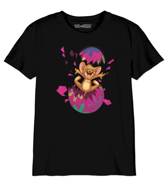T-Shirt Jungen 8 Jahre Schwarz Tom&Jerry Baumwolle Kurzarm-image