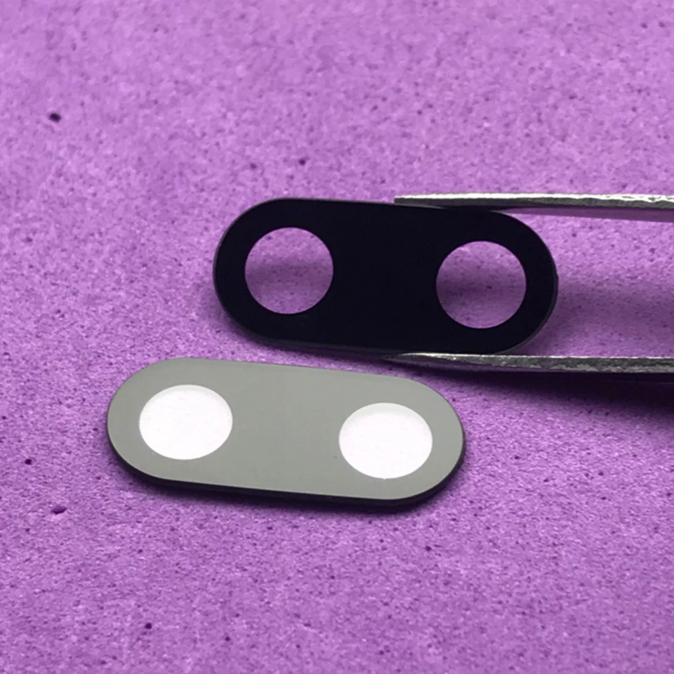 Tampa traseira de substituição de vidro para lente de câmera com adesivo para BlackBerry KEY2 D - Imagem 4 de 4