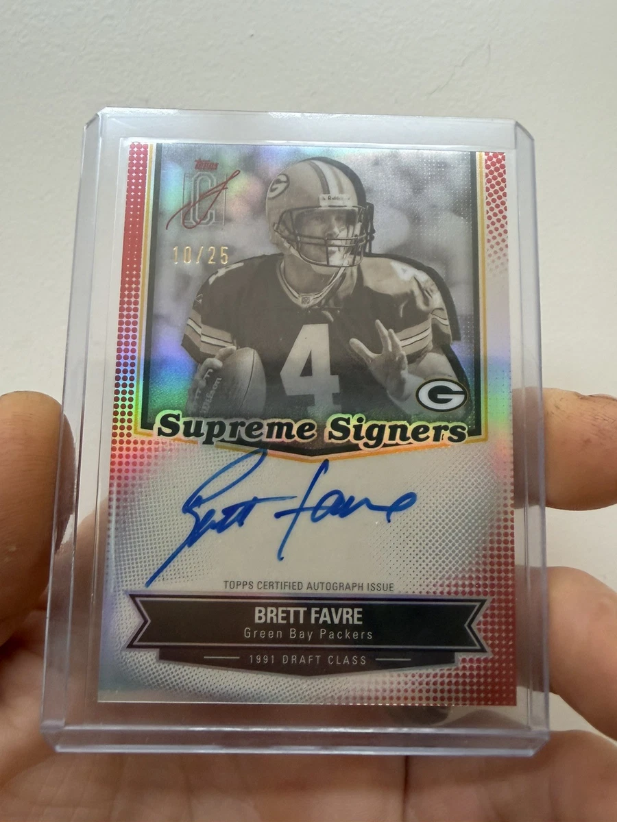 Brett Favre Football Autographed Sports Trading Cards for sale | eBay