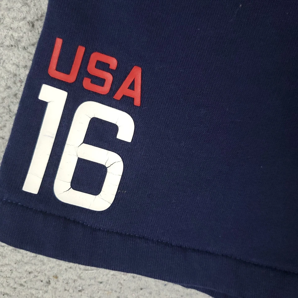 Pantalones Cortos Ralph Lauren Niños Grandes Azul 2016 Juegos Olímpicos de Estados Unidos Pantalones Cortos para Sudar Niños/Jóvenes Foto 3 de 4