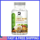 Organic Lions Mane Mushroom 1000Mg Nootropic Brain Memory Focus Immune Support