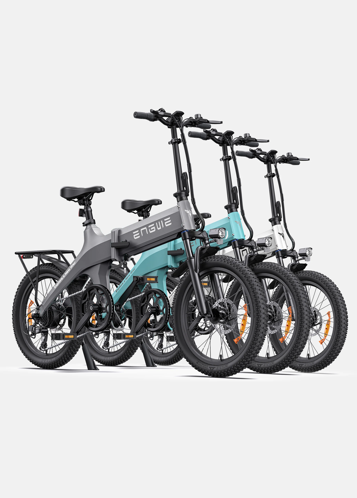 ENGWE 250W Folding Electric Bike,20" Fat Tire,36V City Commuter Mountain Bike eBay