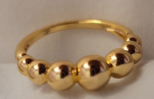 New Gold Ball Ring. EXCELLENT quality. - Picture 4 of 7