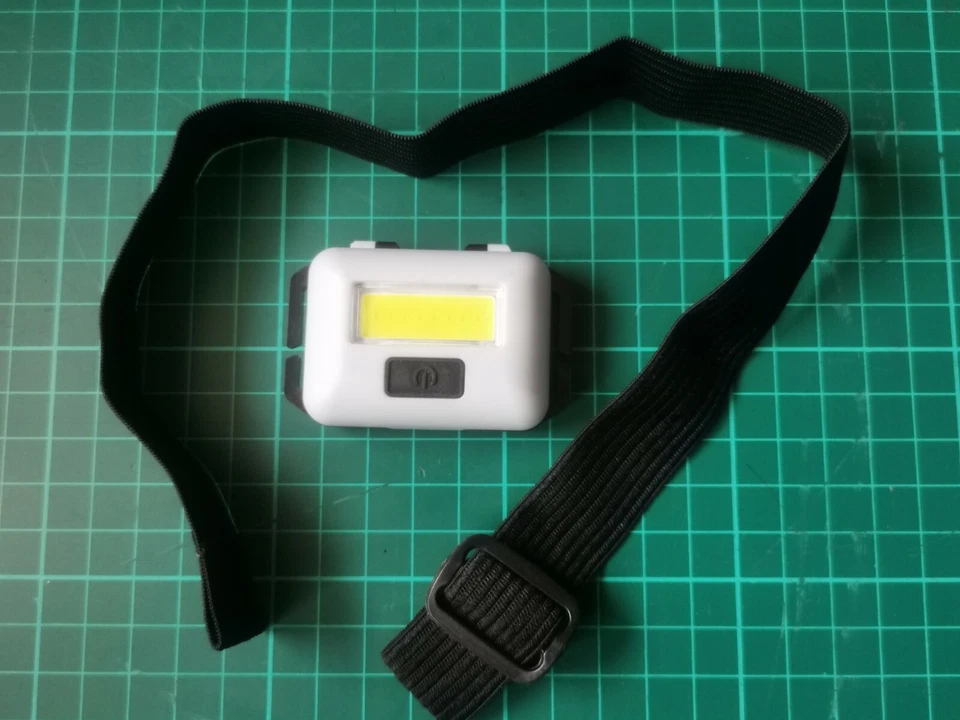 Linterna frente o cabeza 10 W LED y 3 modos faro camping con goma ajustable - Imagen 2 de 4