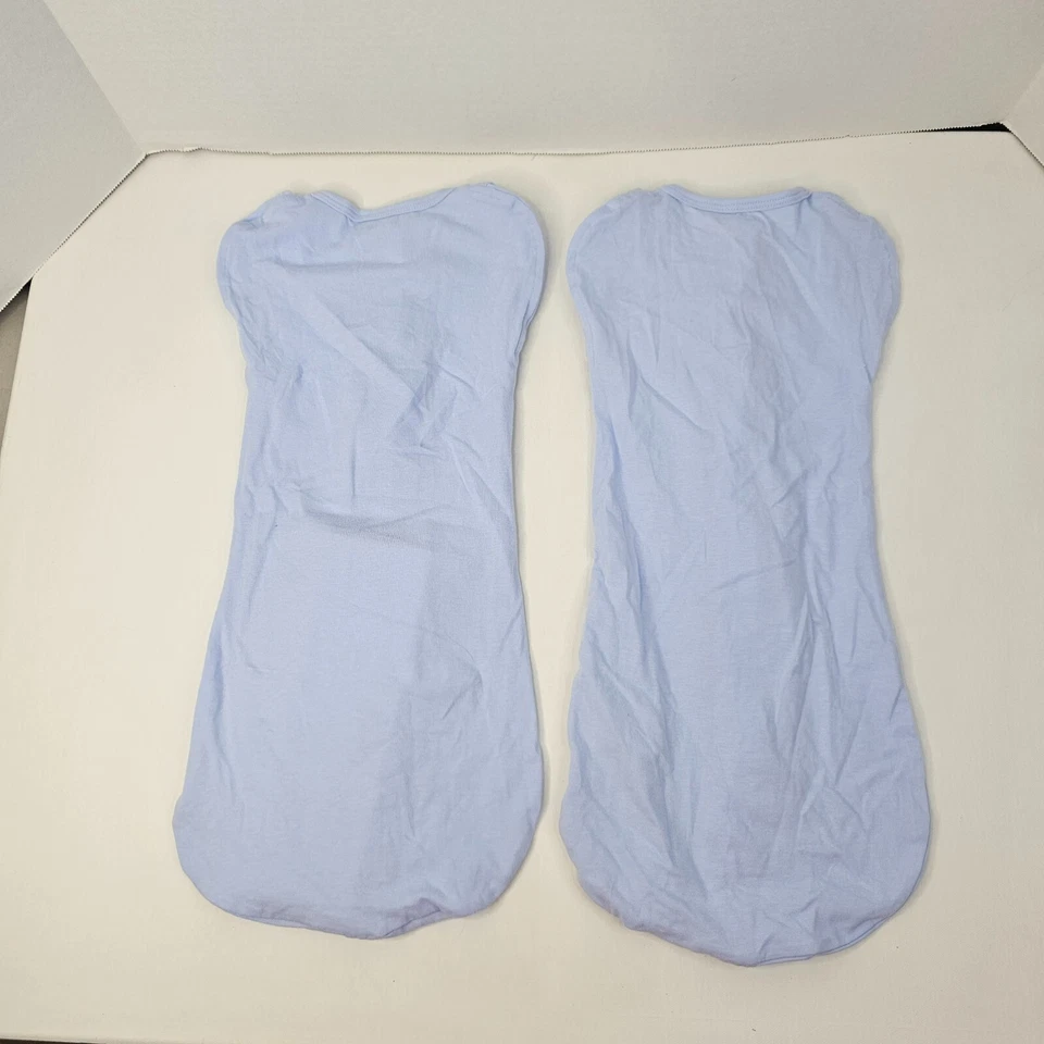 Aden + Anais Essential Saco de Dormir Azul Libre Brazos Ajustados Recién Nacido 0-3 Meses Lote 2 Foto 4 de 4