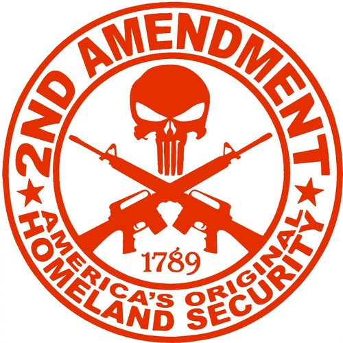 2A Sticker - Bill of Rights 2nd Amendment Decal - Choose Color and Size - Picture 1 of 23