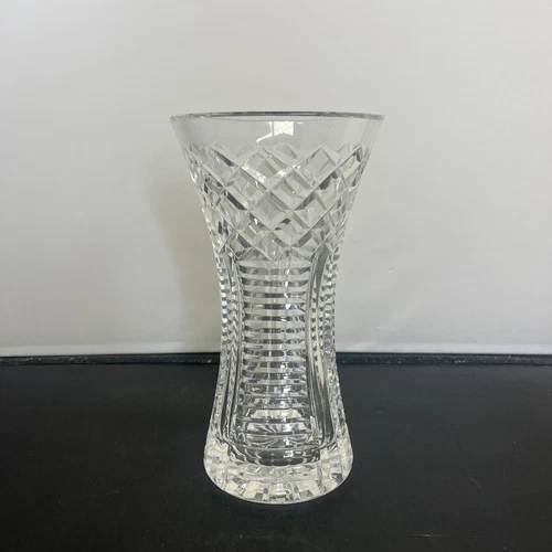 Vintage Waterford Crystal Vase  8” Tall EUC 4.125" Wide FS Benefits Charity