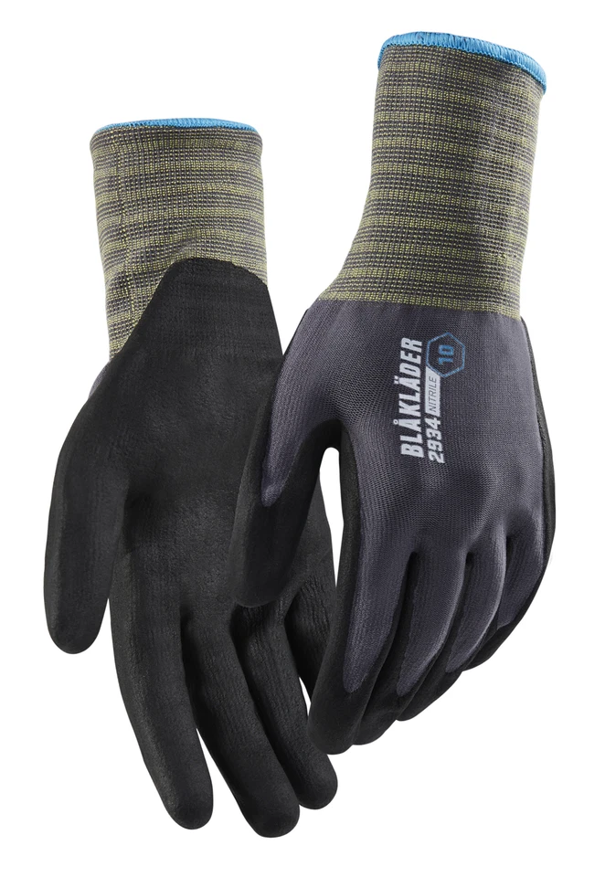 BLAKLADER Blakläder Arbeitshandschuhe Nitril-überzogen Grau 2934 1456