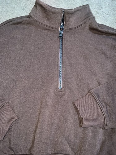 Victoria’s Secret Campus Sweatshirt And Shorts Set Super Soft Chocolate M - Picture 3 of 6