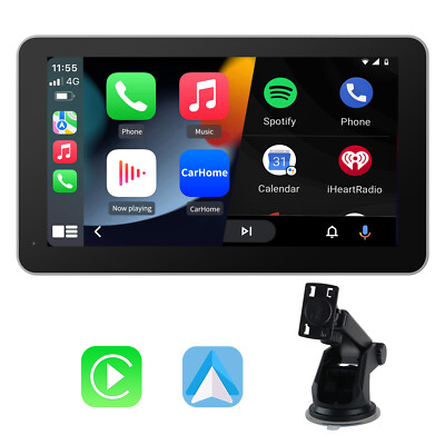 Android Auto Apple CarPlay Tragbar 7'' QLED Display Autoradio Bluetooth Airplay