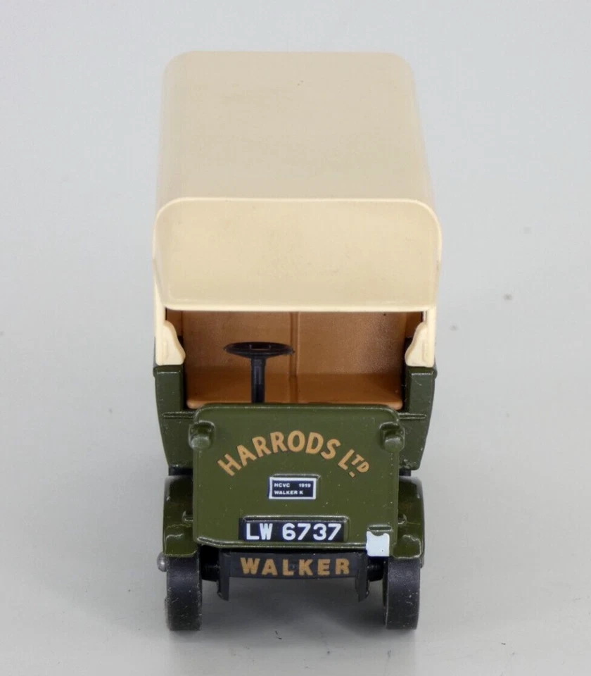 Matchbox 1919 Walker furgoneta eléctrica Y29 Harrods antaño coche de juguete en caja Foto 3 de 4