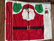 Cranston VIP Fabric Ho Ho Ho Santa Apron Christmas Cut & Sew Panel 44" x 35"