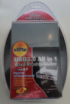 USB 2.0 Internal All in 1  Card Reader/Writer