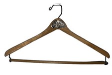 Vintage Steven s Store For Men Wooden Clothes Pant Suit Hanger LaGrande IL