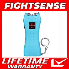 FIGHTSENSE Powerful Rechargeable StunGun w/keychain & LED Flashlight for Women