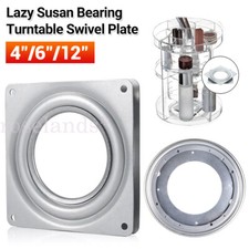 4/6/12" Aluminium Rotating Lazy Susan Bearing Turntable Swivel Plate Kitchen