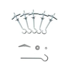 5 Pcs Ceiling Hooks for Hanging Plants, Metal Hanging Hooks for Ceilings, 