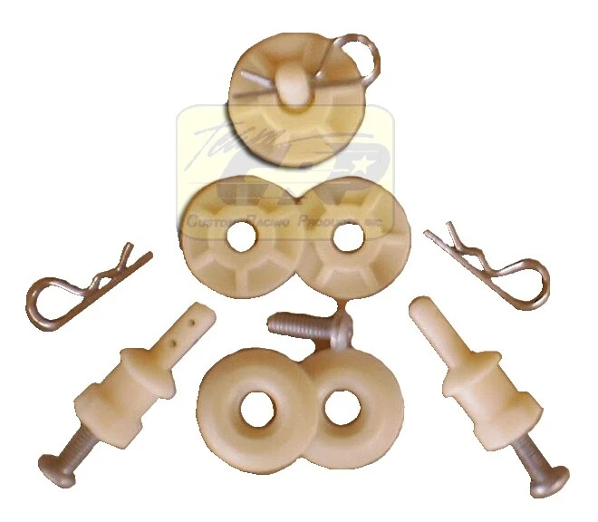 White RC Car, Truck & Motorcycle Body Parts & Interior for Futaba