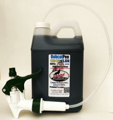 Predator Pee - 100% Pure Bobcat Urine - 64 oz Refill Jug