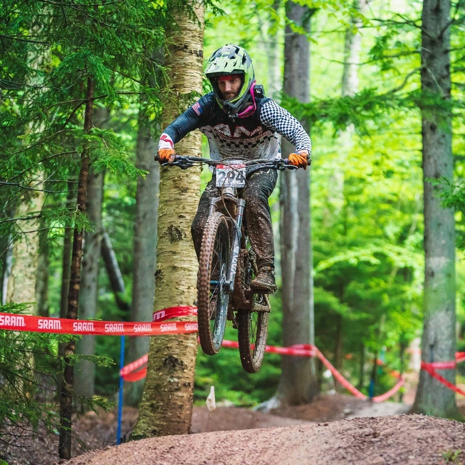 美国制造,AM 自行车裤,黑色,尺寸 28 - 40(标准或高)- MTB、BMX、DH — 第 4/4 张图片