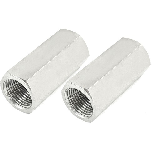 2Pcs 3/8 NPT Thread Dia. Solid Brass Full Port One Way Check Valve
