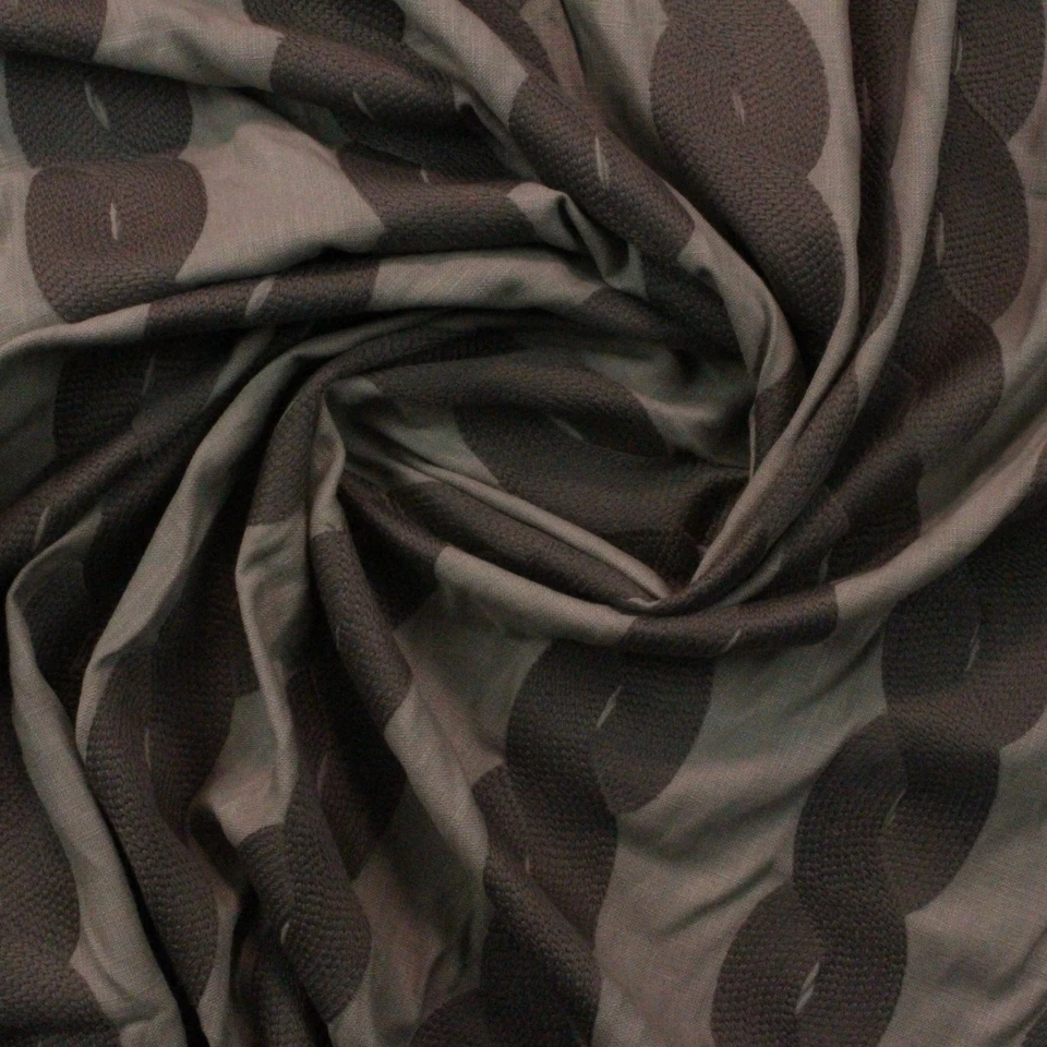 DISEÑADOR CABLE TEJIDO PALOMA GRIS TAPICERÍA CORTINAS MULTIUSOS TELA POR YARDA 54"W Foto 4 de 4