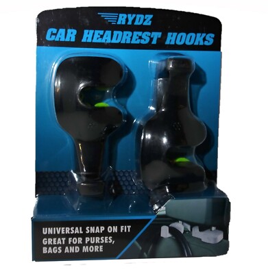 RYDZ Universal Car Headrest Back Seat Hook 2pcs