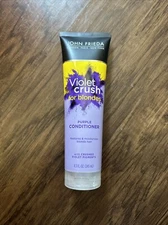 John Frieda Violet Crush For Blondes Purple Conditioner for Blonde Hair, 8.3 oz