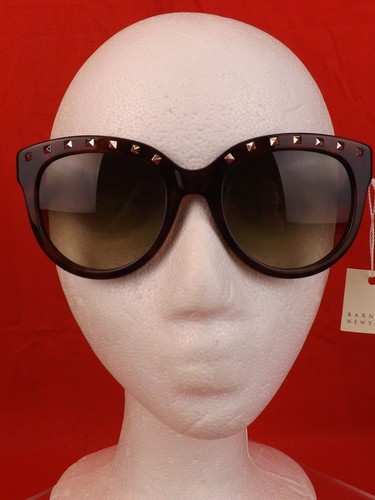 NWT VALENTINO ROCKSTUDS V677S DARK HAVANA STUDDED PLASTIC FRAME SUNGLASSES ITALY - Picture 3 of 12