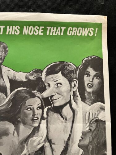 ADVENTURES OF PINOCCHIO Australian Daybill Movie Poster 70s sexploitation - Picture 3 of 7