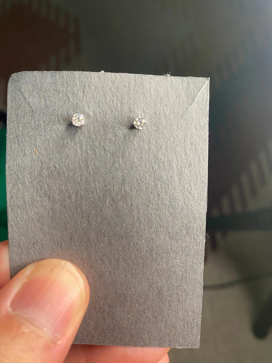 Brilliant Earth 14k white gold 1 6 ct. diamond stud earrings eBay