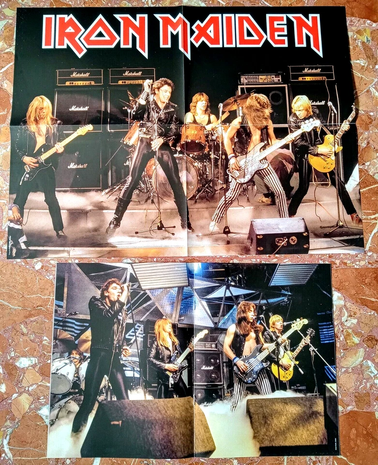 IRON MAIDEN ESPECIAL KILLERS SPANISH MAGAZINE + 2 FOLD POSTERS COMPLETE - Imagen 2 de 4