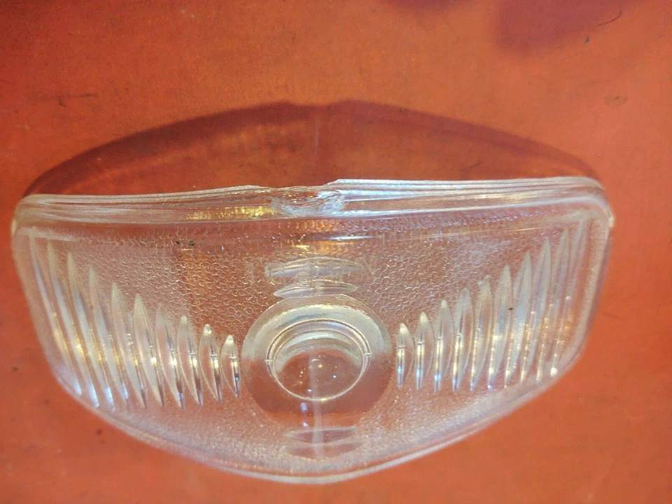 Lente lámpara luz de estacionamiento OEM 1952 53 Nash Rambler Airflyte Ambassador Statesman Foto 3 de 4