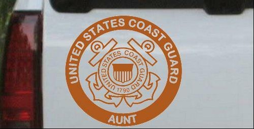 United States Coast Guard Aunt Car or Truck Window Laptop Decal Sticker - Foto 30 di 32