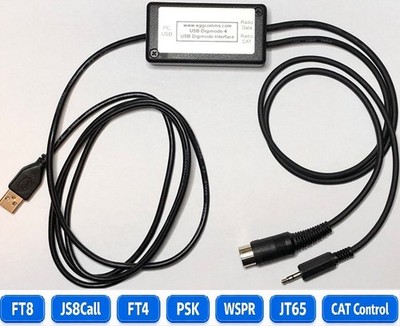 Xiegu USB Digimode Interface for FT8 PSK31 JS8Call JT65 WSPR WSJT-X HRD FlDIGI