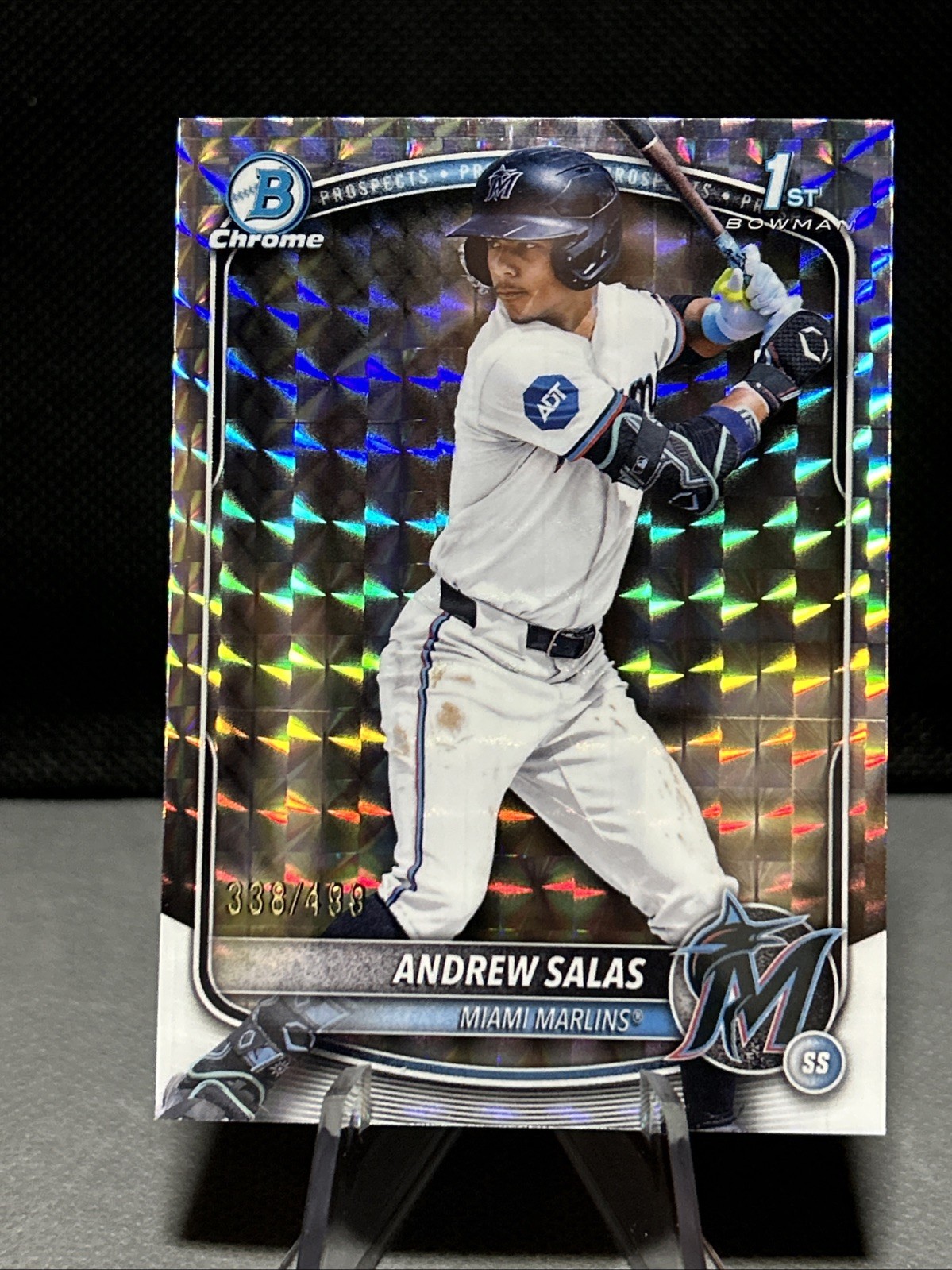 2025 Bowman Chrome Andrew Salas Geometric Refractor 1st #/499