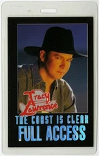 Tracy Lawrence 1997 Concert Laminate Backstage Pass Coast is Clear Tour