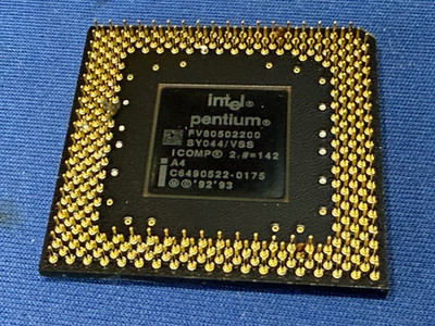 i486SX Pentium 200MHz Intel FV80502200 SY044/VSS NEW i200 CPU ORIG PKG'G RARE