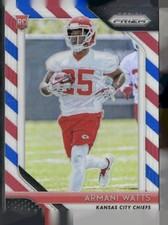 2018 Panini Prizm #274 Armani Watts Prizm Red White and Blue