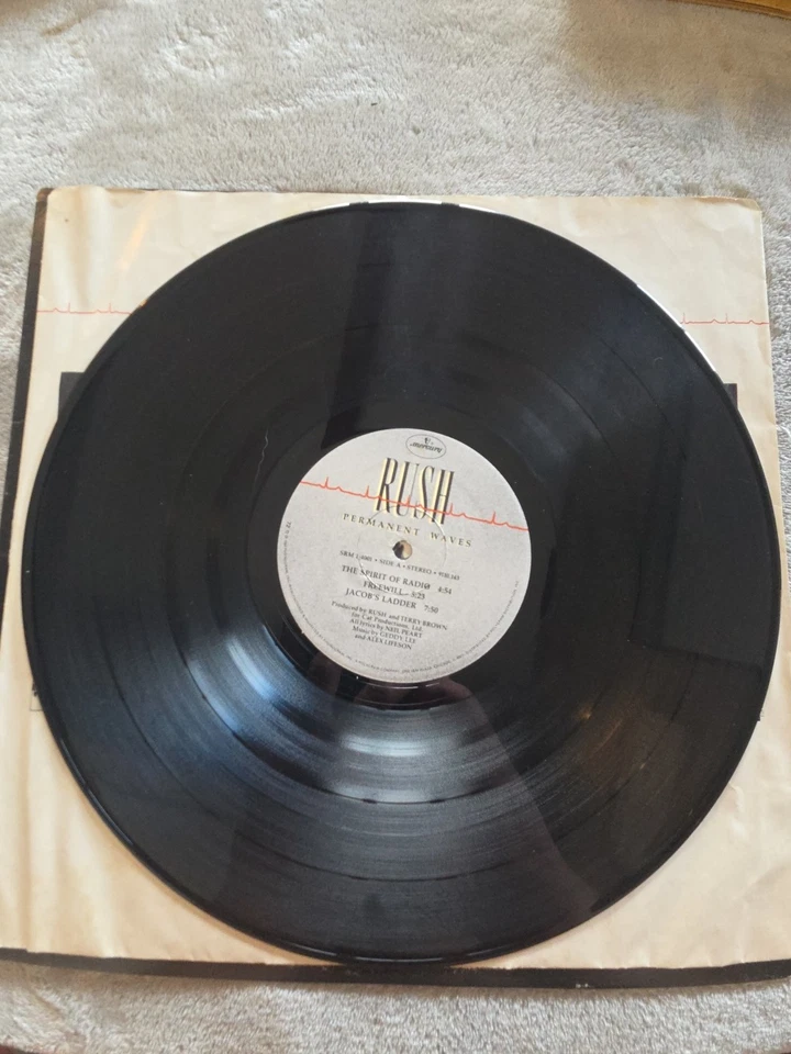 Rush Permanent Waves Vinyl 1980 Mercury SRM-1-4001 Foto 3 de 4