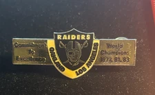 NEW Raiders Super Bowl Champions Collectible Lapel Pin - Oakland Los Angeles