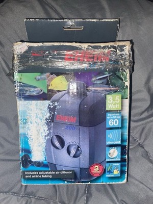 EHEIM Air Pump 200 Ultra Quiet Dual Outlet Aquarium Air Pump (up To 60 Gallons)