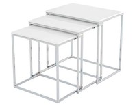 Modern Grau Couchtisch 3X Couchtische Wohnzimmer Hochwertig MöBel Designer