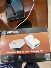 Trendnet Powerline 200 AV Nano Adapter Kit TPL-308E2K/A NEW Sealed