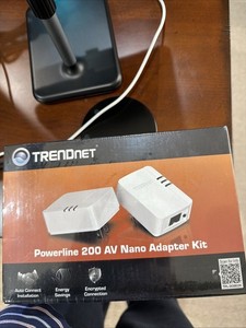 Trendnet Powerline 200 AV Nano Adapter Kit TPL-308E2K/A NEW Sealed